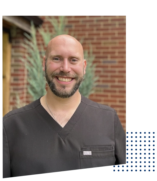 Dr. Andrew Walker, a chiropractor at Solid Rock Chiropractic.
